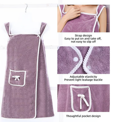 LushLoop™️ - Toalla de Ducha Vestible