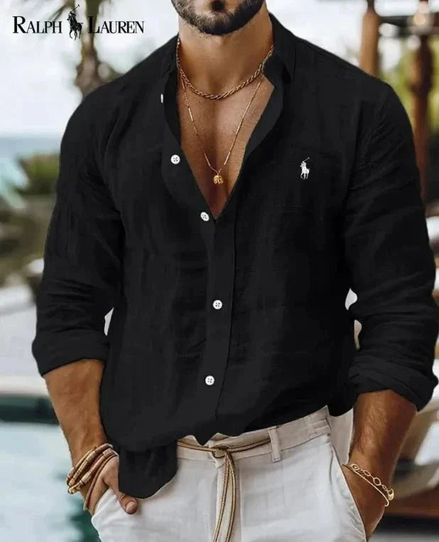 Camisa R&P Slim Fit 100% Lino