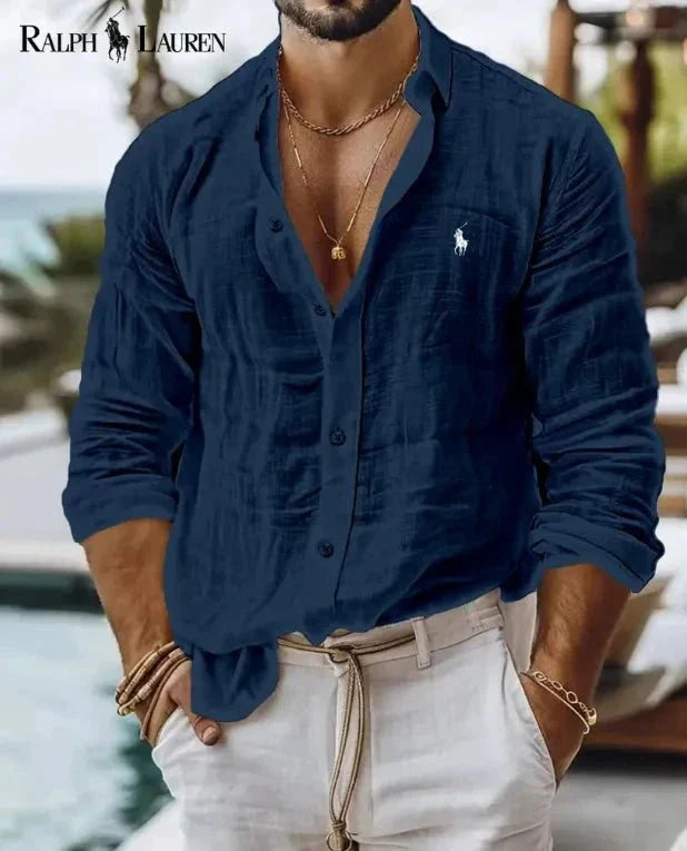 Camisa R&P Slim Fit 100% Lino