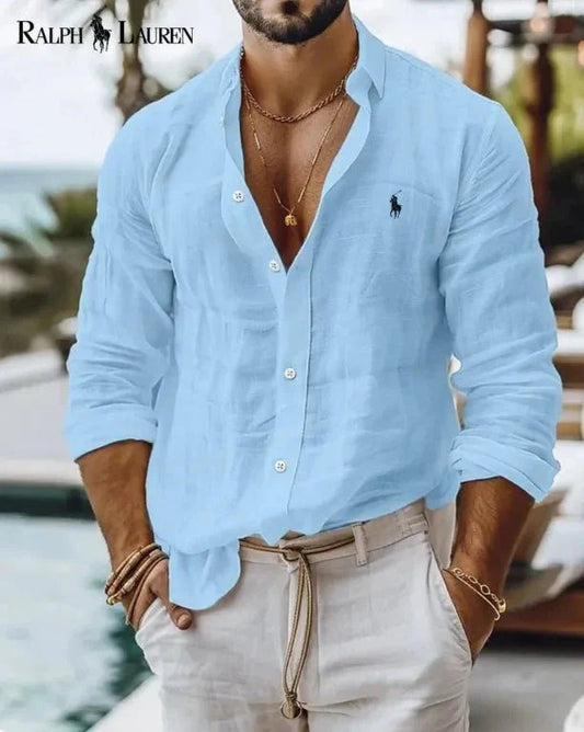 Camisa R&P Slim Fit 100% Lino