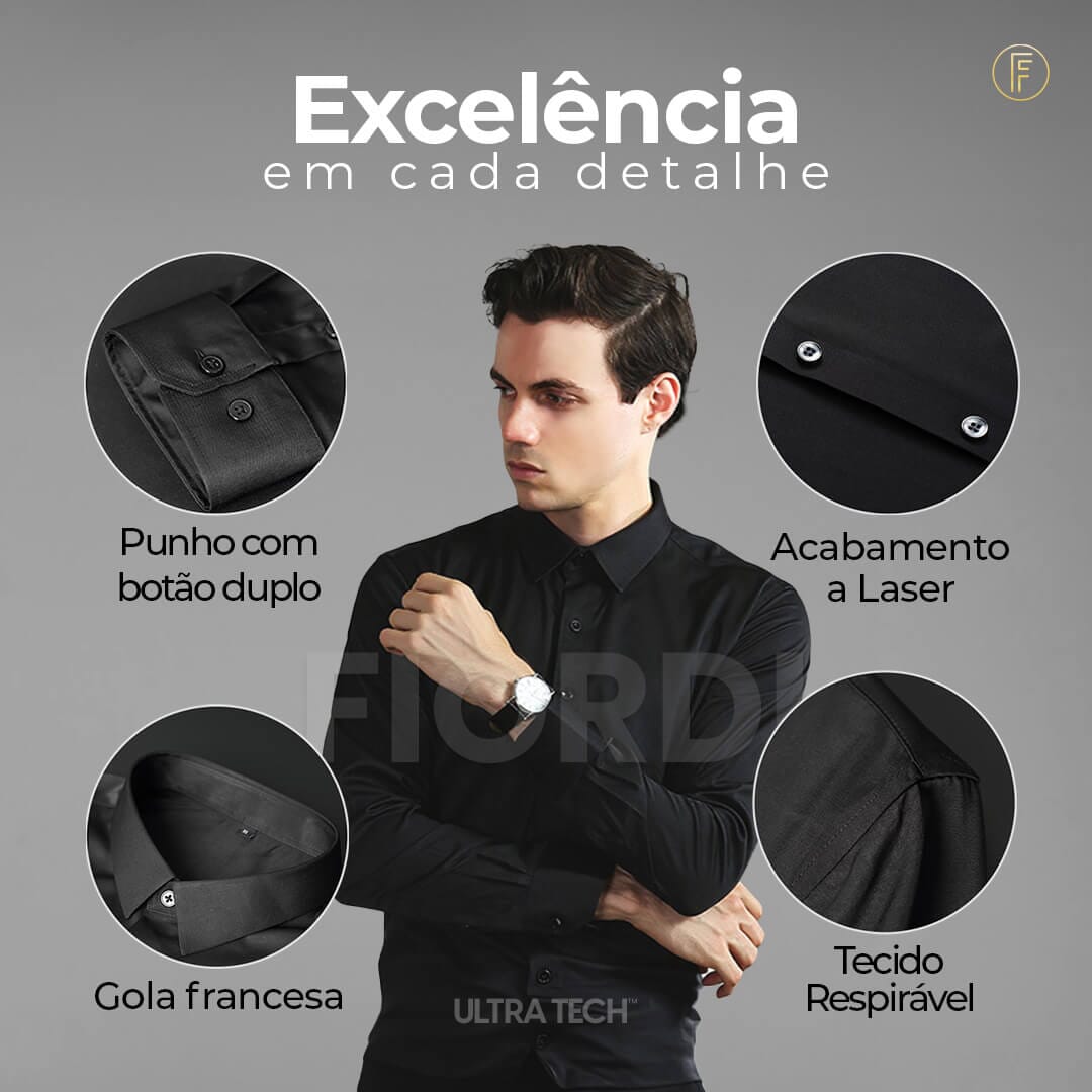Camisa Social - Ultra Tech™ (COMPRA 1 & LLEVA 2)